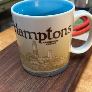 Hamptons 2011 Starbucks Coffee Mug Cup Collector Series Global Icon 16 oz